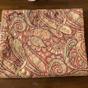 Crate and Barrel table runner 14”x90”.  Kari ochre excellent condition